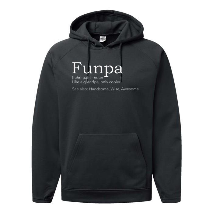 Funpa Cool Grandpa Performance Fleece Hoodie