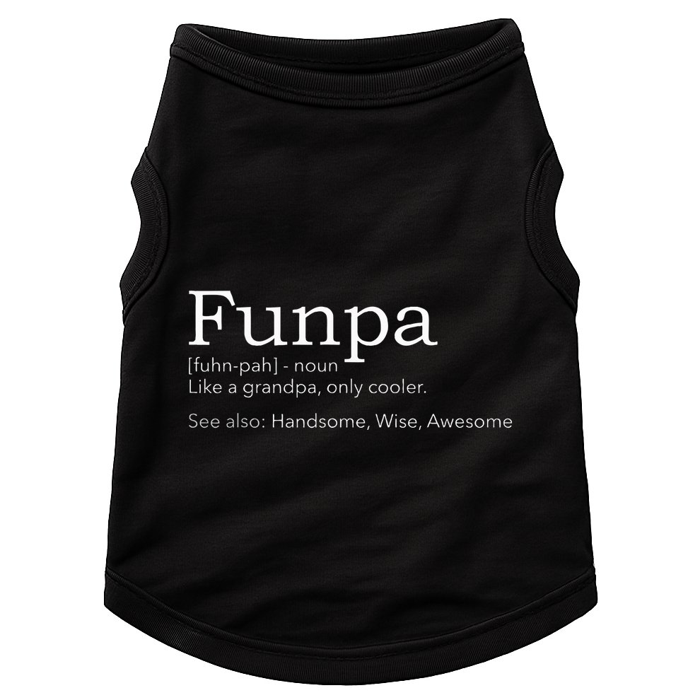 Funpa Cool Grandpa Doggie Tank