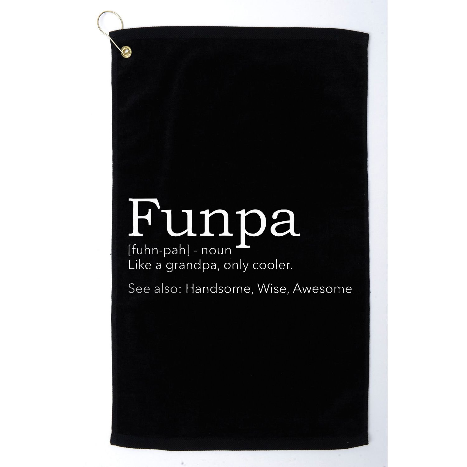 Funpa Cool Grandpa Golf Towel