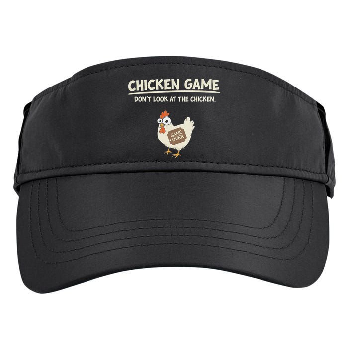 Funny Chicken Game DonT Look Design Adult Drive Performance Visor