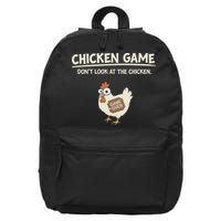 Funny Chicken Game DonT Look Design 16 in Basic Backpack