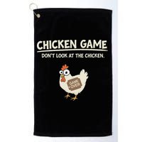 Funny Chicken Game DonT Look Design Golf Towel