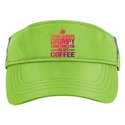 Funny Coffee Grandpa Funny Retired Papa Gift Adult Drive Performance Visor