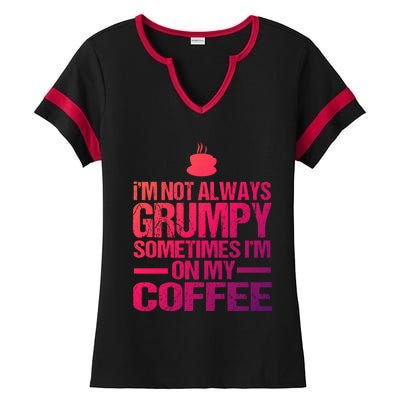 Funny Coffee Grandpa Funny Retired Papa Gift Ladies Halftime Notch Neck Tee