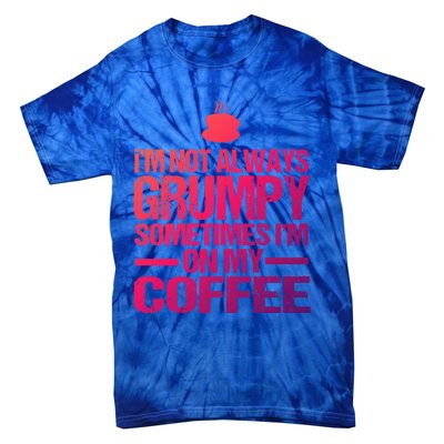 Funny Coffee Grandpa Funny Retired Papa Gift Tie-Dye T-Shirt