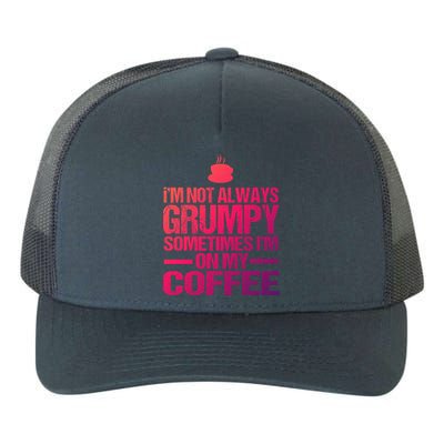 Funny Coffee Grandpa Funny Retired Papa Gift Yupoong Adult 5-Panel Trucker Hat