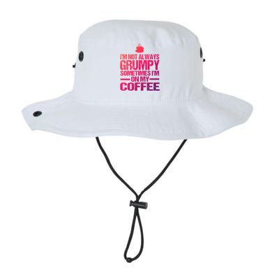 Funny Coffee Grandpa Funny Retired Papa Gift Legacy Cool Fit Booney Bucket Hat