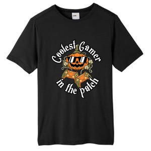 Funny Coolest Gamer Pumpkin Happy Halloween Vibe Costume Great Gift Tall Fusion ChromaSoft Performance T-Shirt