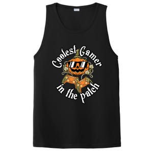 Funny Coolest Gamer Pumpkin Happy Halloween Vibe Costume Great Gift PosiCharge Competitor Tank