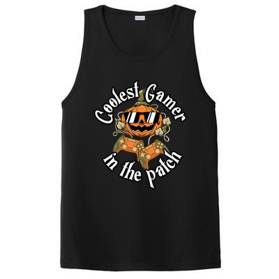 Funny Coolest Gamer Pumpkin Happy Halloween Vibe Costume Great Gift PosiCharge Competitor Tank