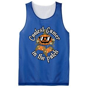 Funny Coolest Gamer Pumpkin Happy Halloween Vibe Costume Great Gift Mesh Reversible Basketball Jersey Tank