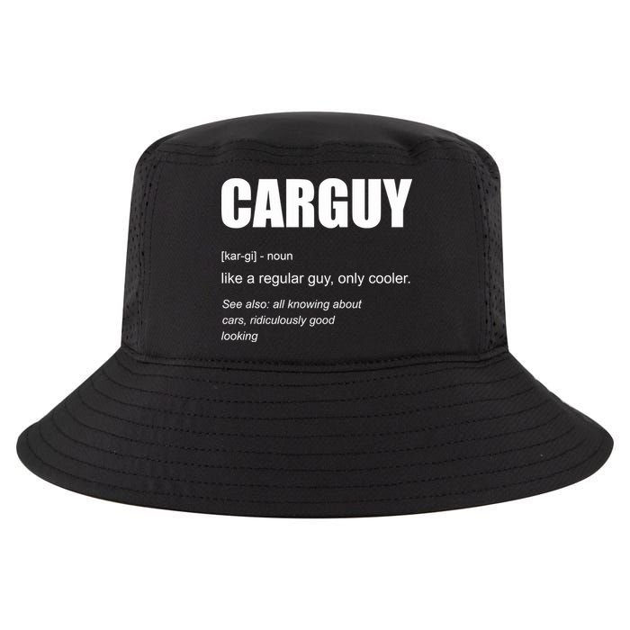 Funny Car Guy Definition Cool Comfort Performance Bucket Hat
