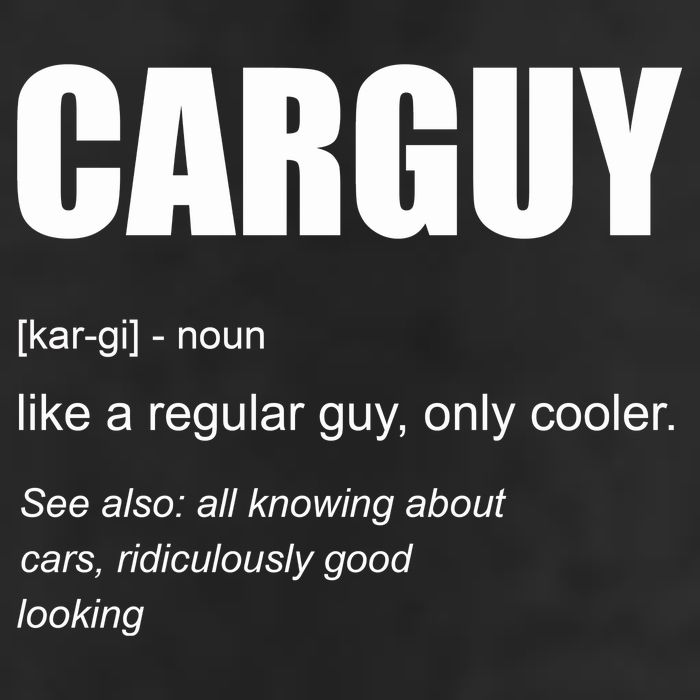 Funny Car Guy Definition Cool Comfort Performance Bucket Hat