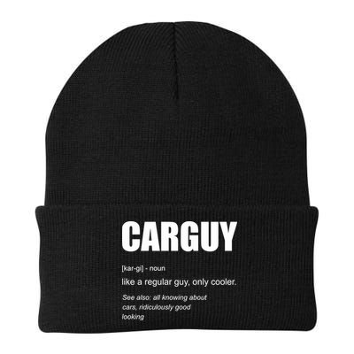 Funny Car Guy Definition Beanie