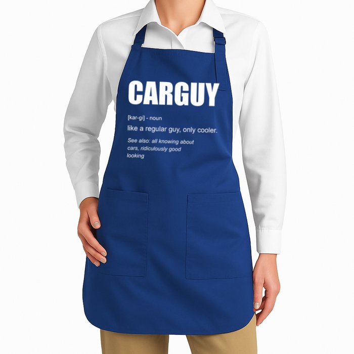 Funny Car Guy Definition Apron