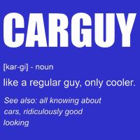 Funny Car Guy Definition Apron