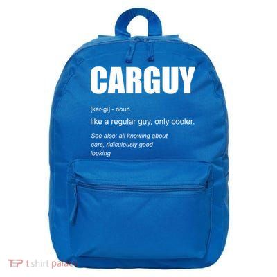 Funny Car Guy Definition 16 in Basic Backpack