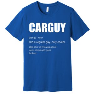 Funny Car Guy Definition Premium T-Shirt