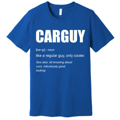 Funny Car Guy Definition Premium T-Shirt