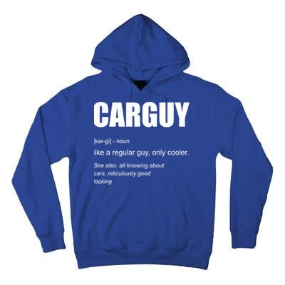 Funny Car Guy Definition Tall Hoodie
