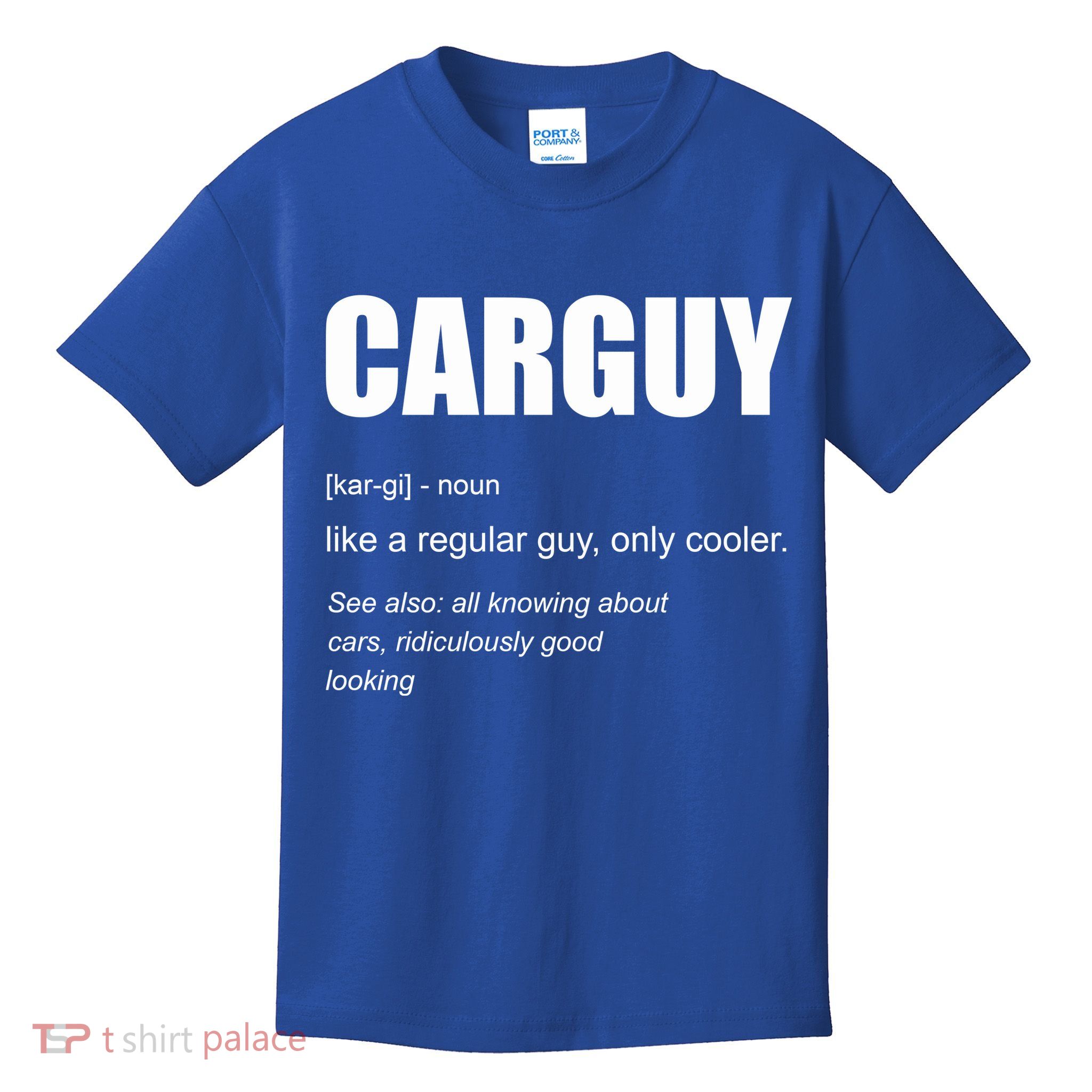 Funny Car Guy Definition Kids T-Shirt