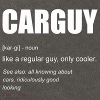 Funny Car Guy Definition Cotton Canvas Backpack