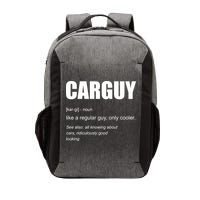 Funny Car Guy Definition Vector Backpack