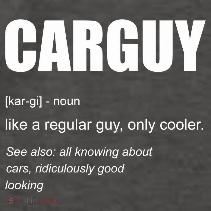 Funny Car Guy Definition Vector Backpack