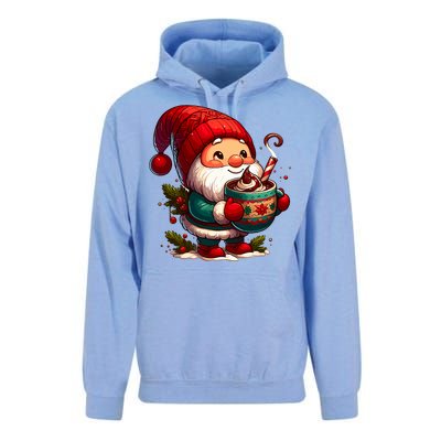 Funny Coffee Gnome Christmas Cute Hot Chocolate Gnome Unisex Surf Hoodie