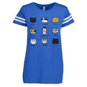 Freddies Cats Goliath Deliah Oscar Lily Tiffany Romeo Dorothy Miko Enza Ladies Jersey Football T-Shirt