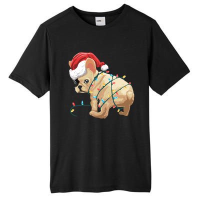 Funny Christmas Gift For A French Bulldog Owner Gift Tall Fusion ChromaSoft Performance T-Shirt