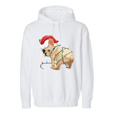 Funny Christmas Gift For A French Bulldog Owner Gift Garment-Dyed Fleece Hoodie