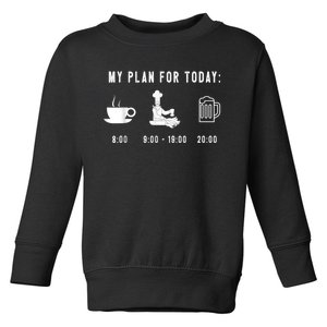 Funny Cooking Graphic Cook Chef Toddler Sweatshirt