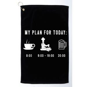 Funny Cooking Graphic Cook Chef Platinum Collection Golf Towel