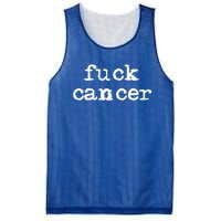 Fuck Cancer Gift Cancer Awareness Gift Fu Cancer Great Gift Mesh Reversible Basketball Jersey Tank