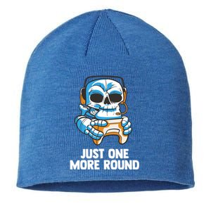 Funny Computer Gaming Video Gamer Skeleton Gift Sustainable Beanie