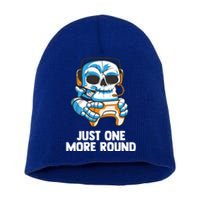 Funny Computer Gaming Video Gamer Skeleton Gift Short Acrylic Beanie