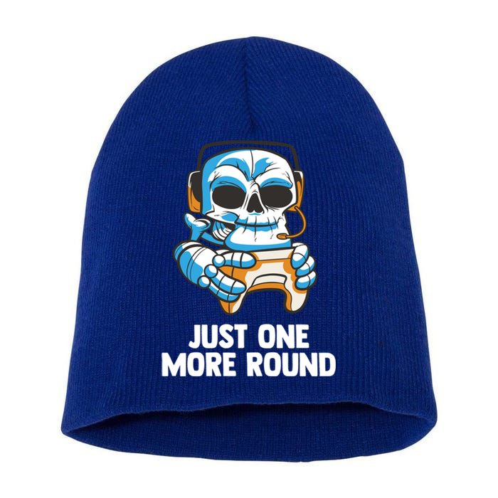 Funny Computer Gaming Video Gamer Skeleton Gift Short Acrylic Beanie