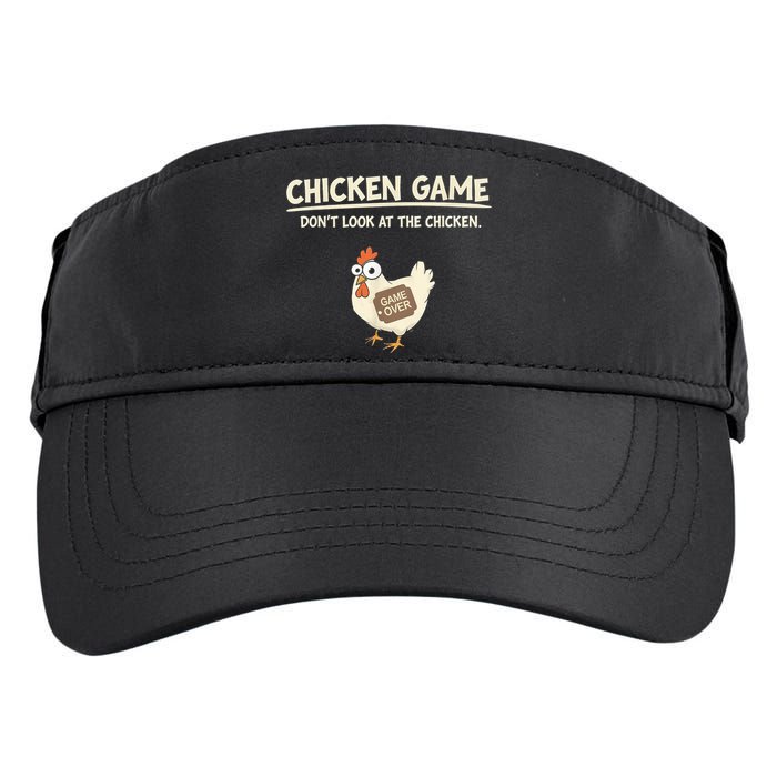 Funny Chicken Game DonT Look Design Adult Drive Performance Visor