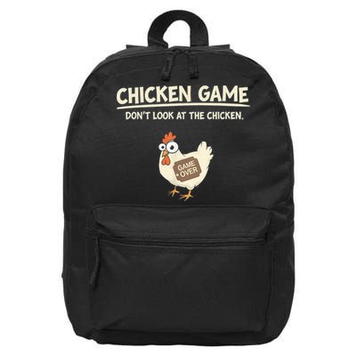 Funny Chicken Game DonT Look Design 16 in Basic Backpack