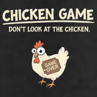 Funny Chicken Game DonT Look Design 25L Jumbo Tote