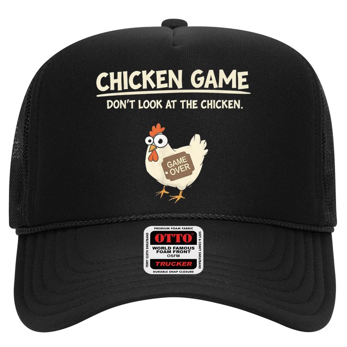 Funny Chicken Game DonT Look Design Hat