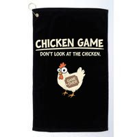 Funny Chicken Game DonT Look Design Golf Towel