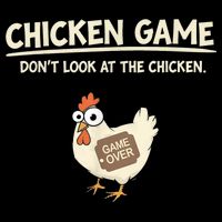 Funny Chicken Game DonT Look Design Visor
