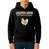 Funny Chicken Game DonT Look Design Kids Hoodie