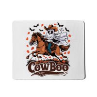 Fun Cowboo Ghost Riding Horse Western Cowboy Ghost Halloween Mousepad