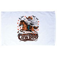 Fun Cowboo Ghost Riding Horse Western Cowboy Ghost Halloween Microfiber Hand Towel