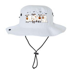 Funny Cow Ghost Halloween Farmer Trick Or Treat Cow Lover Gift Legacy Cool Fit Booney Bucket Hat