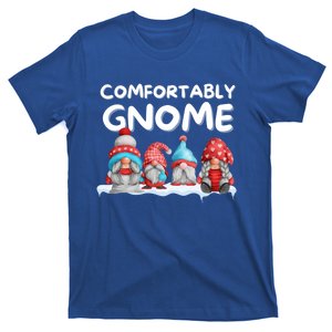 Funny Comfortably Gnome Christmas Gift T-Shirt