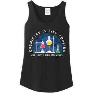 Funny Chemist Gifts Chemistry Is Like Cooking Science Nerd Ladies Essential Tank